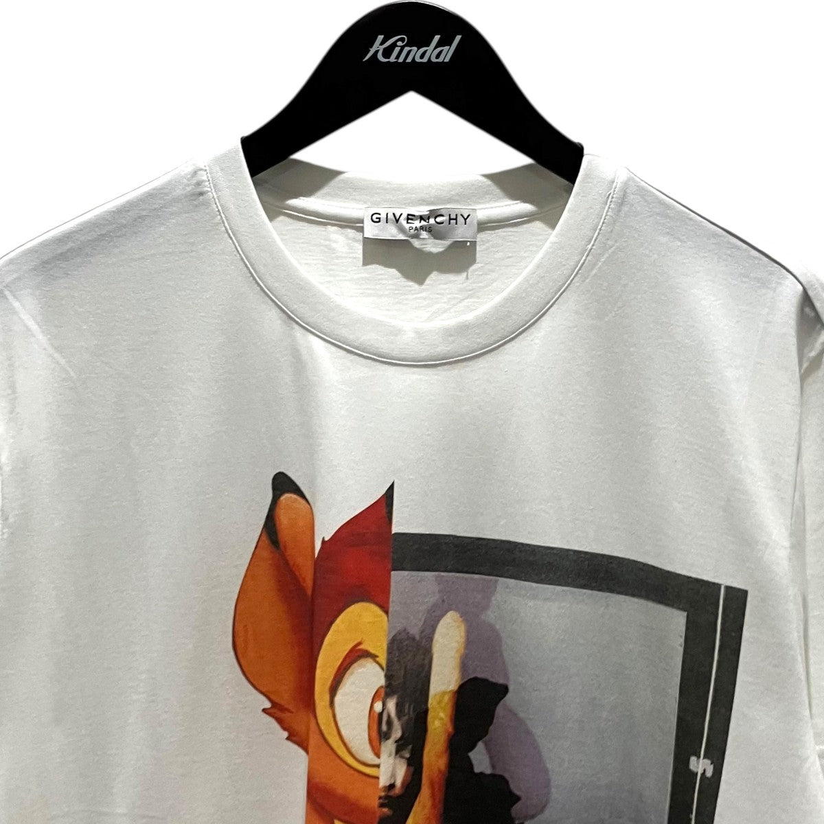 GIVENCHY バンビプリントTシャツBW700D304U 古着・中古-3枚目のアイテム画像