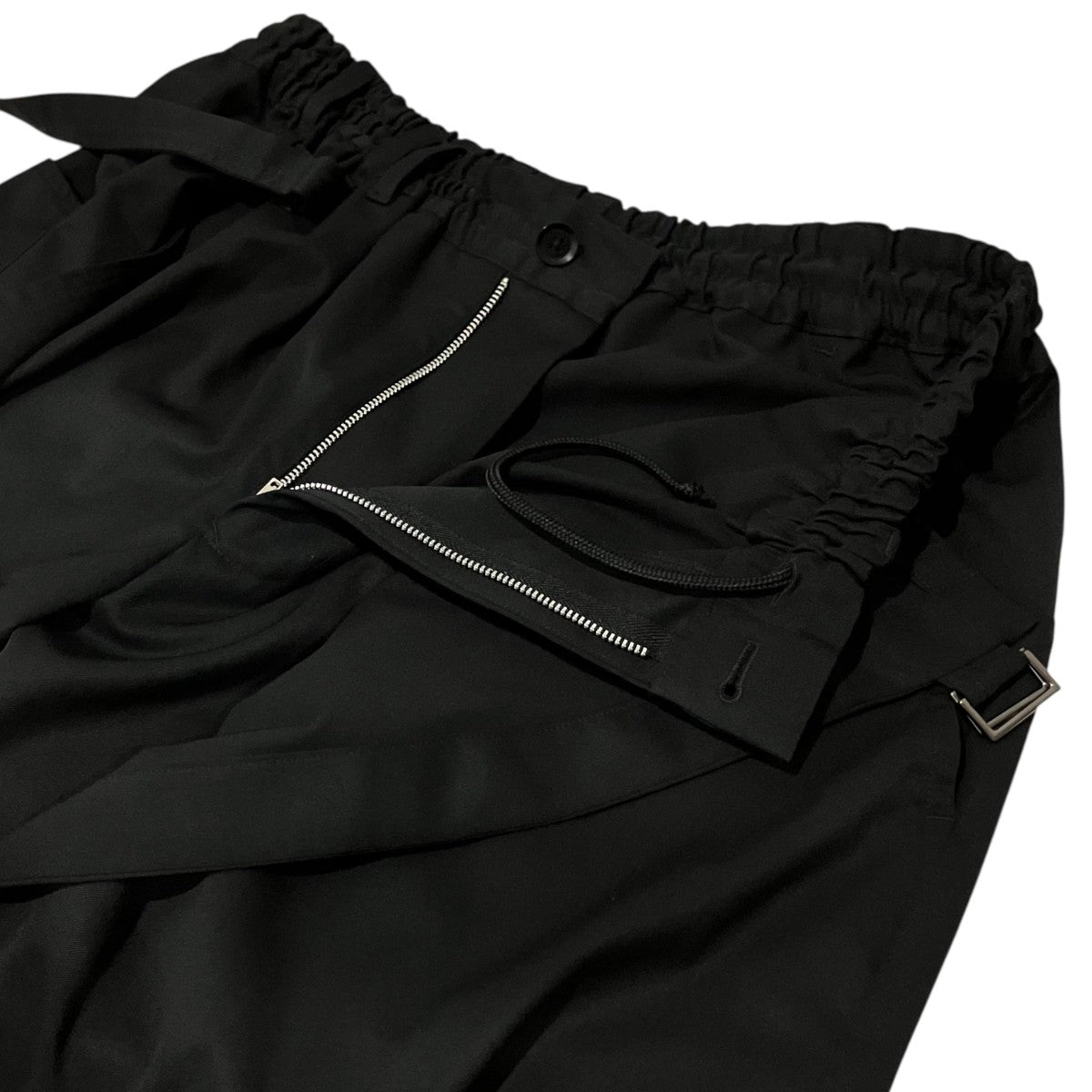 GROUND Y 【Gabardine Wrap Pants type1】ラップパンツGD-P01-100 T-W 古着・中古-6枚目のアイテム画像