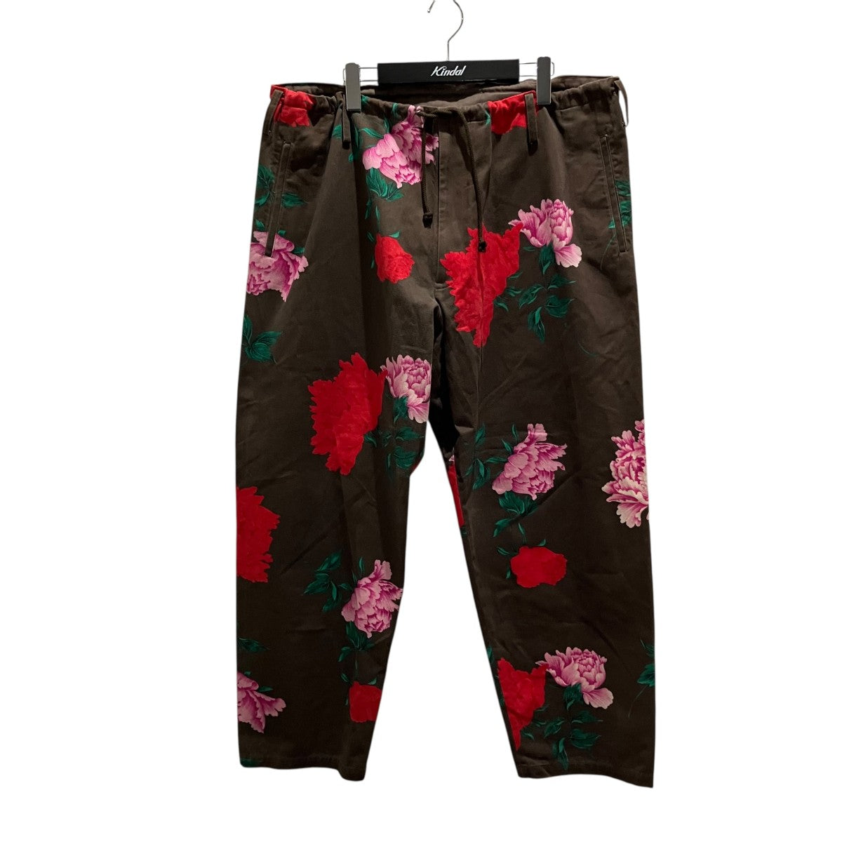 YOHJI YAMAMOTO 20SS96SS花と少年期 復刻版ワイドパンツHN-P94-043 古着・中古-1枚目のアイテム画像