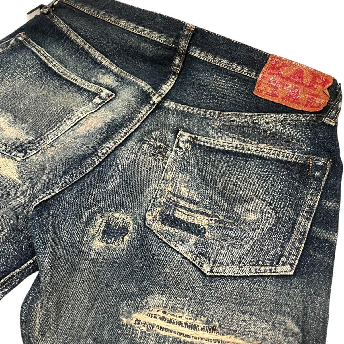 KAPITAL LEGS期【BORO】デニムパンツ 古着・中古-10枚目のアイテム画像