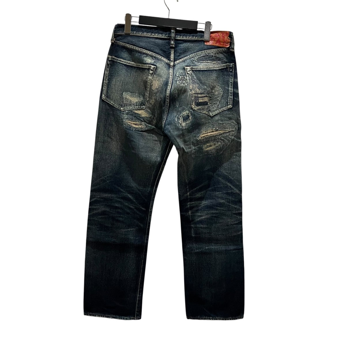 KAPITAL LEGS期【BORO】デニムパンツ 古着・中古-2枚目のアイテム画像