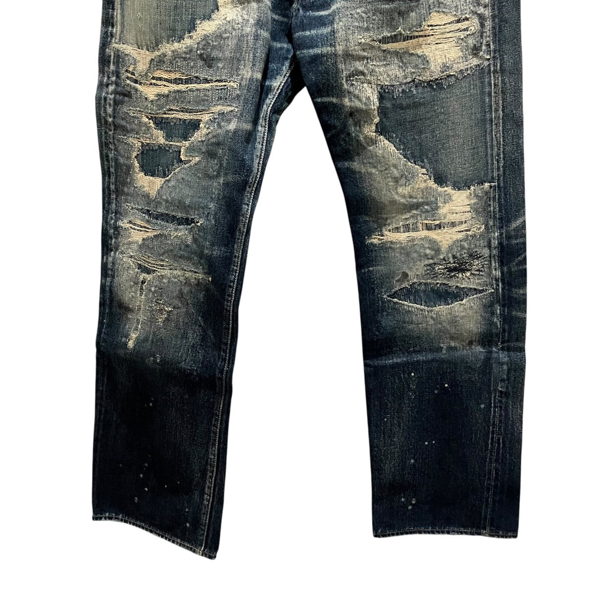 KAPITAL LEGS期【BORO】デニムパンツ 古着・中古-4枚目のアイテム画像