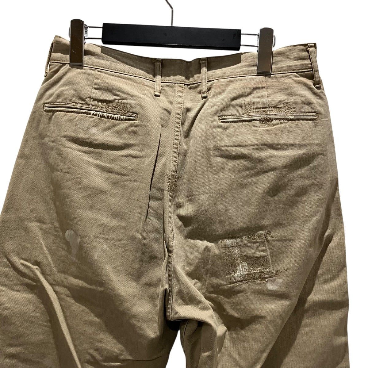 KAPITAL ボタン付き刺し子ワークパンツ 古着・中古-5枚目のアイテム画像