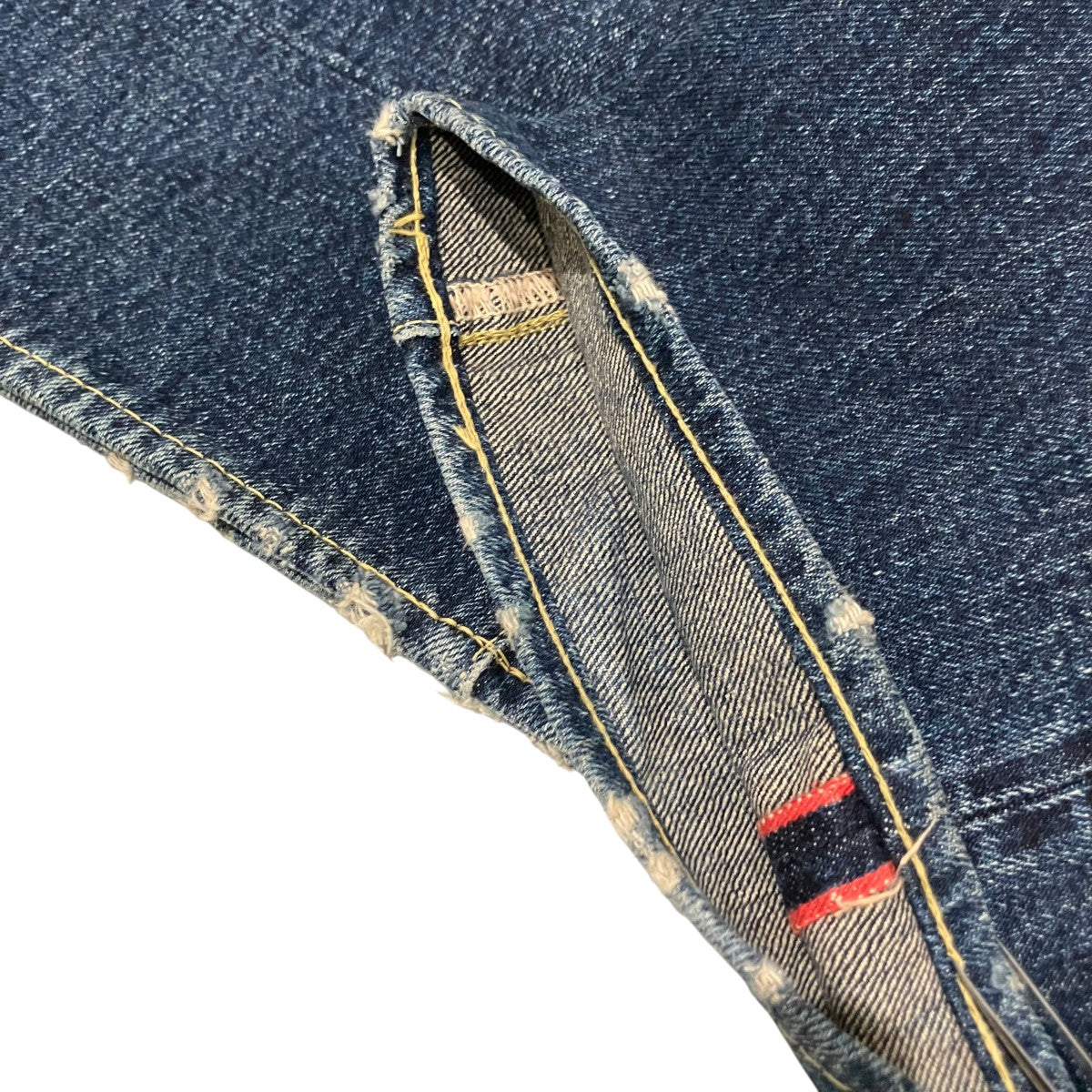 KAPITAL ダメージデニムパンツ 古着・中古-9枚目のアイテム画像