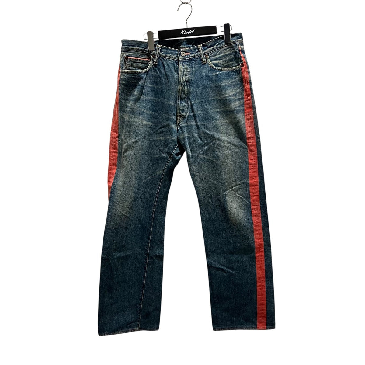 KAPITAL サイドラインデニムパンツ 古着・中古-1枚目のアイテム画像