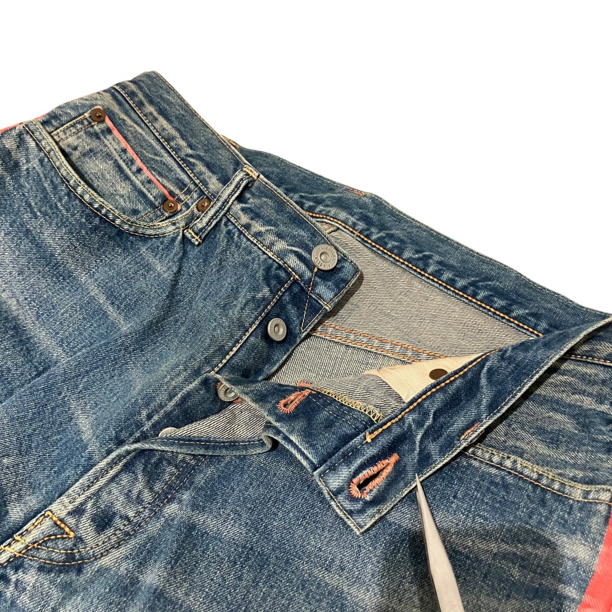 KAPITAL サイドラインデニムパンツ 古着・中古-5枚目のアイテム画像