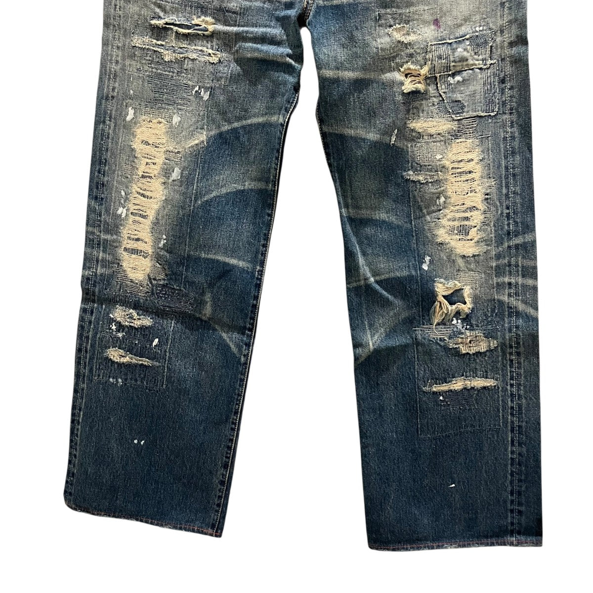 KAPITAL スナップボタンフライデニムパンツ 古着・中古-4枚目のアイテム画像
