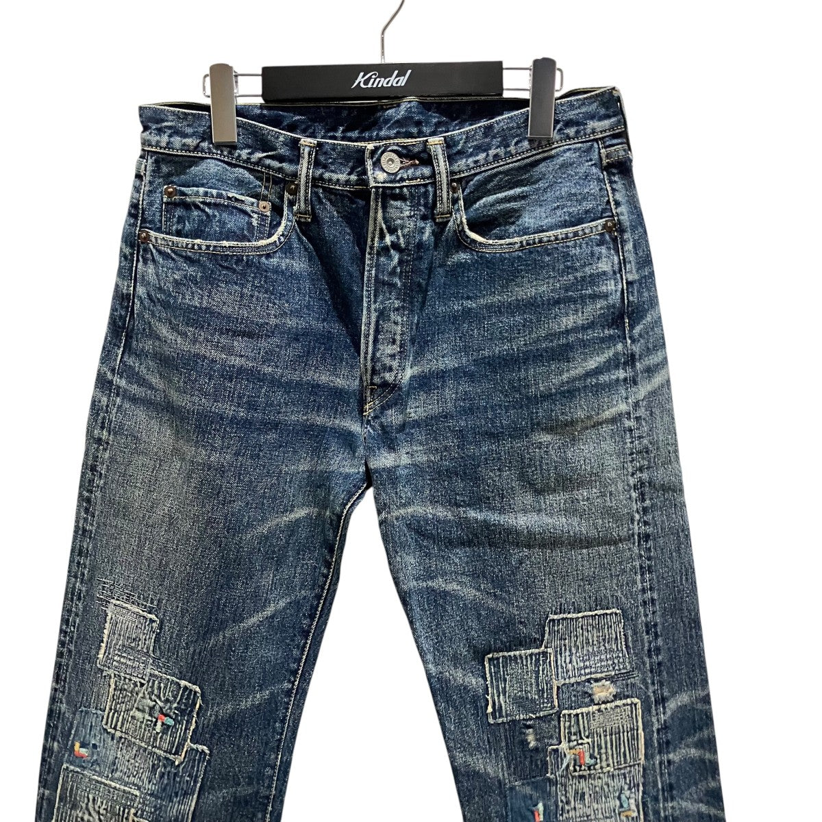KAPITAL ダメージデニムパンツ 古着・中古-3枚目のアイテム画像