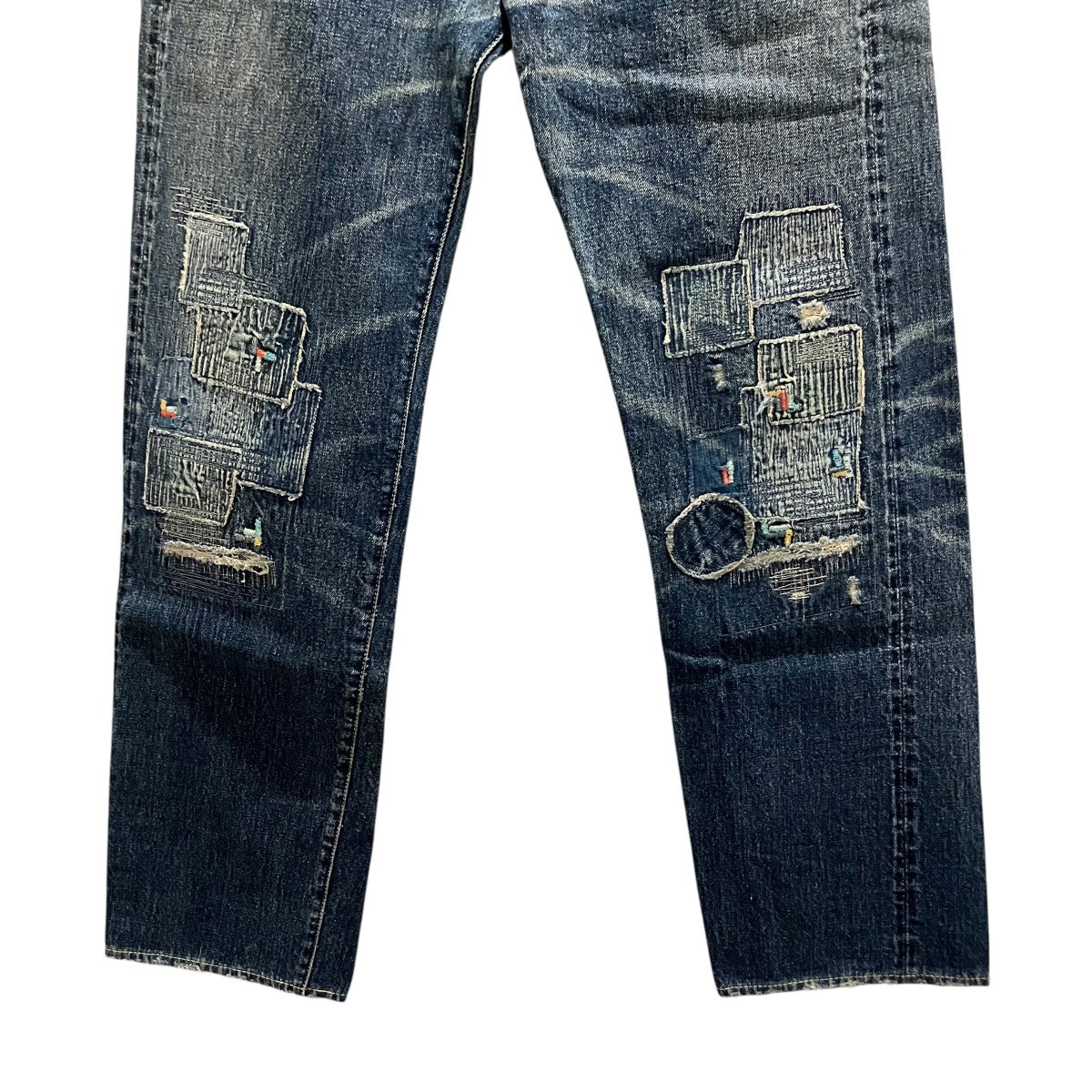 KAPITAL ダメージデニムパンツ 古着・中古-4枚目のアイテム画像