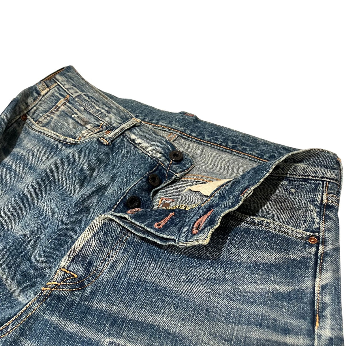KAPITAL 【BORO】ダメージデニムパンツ 古着・中古-5枚目のアイテム画像