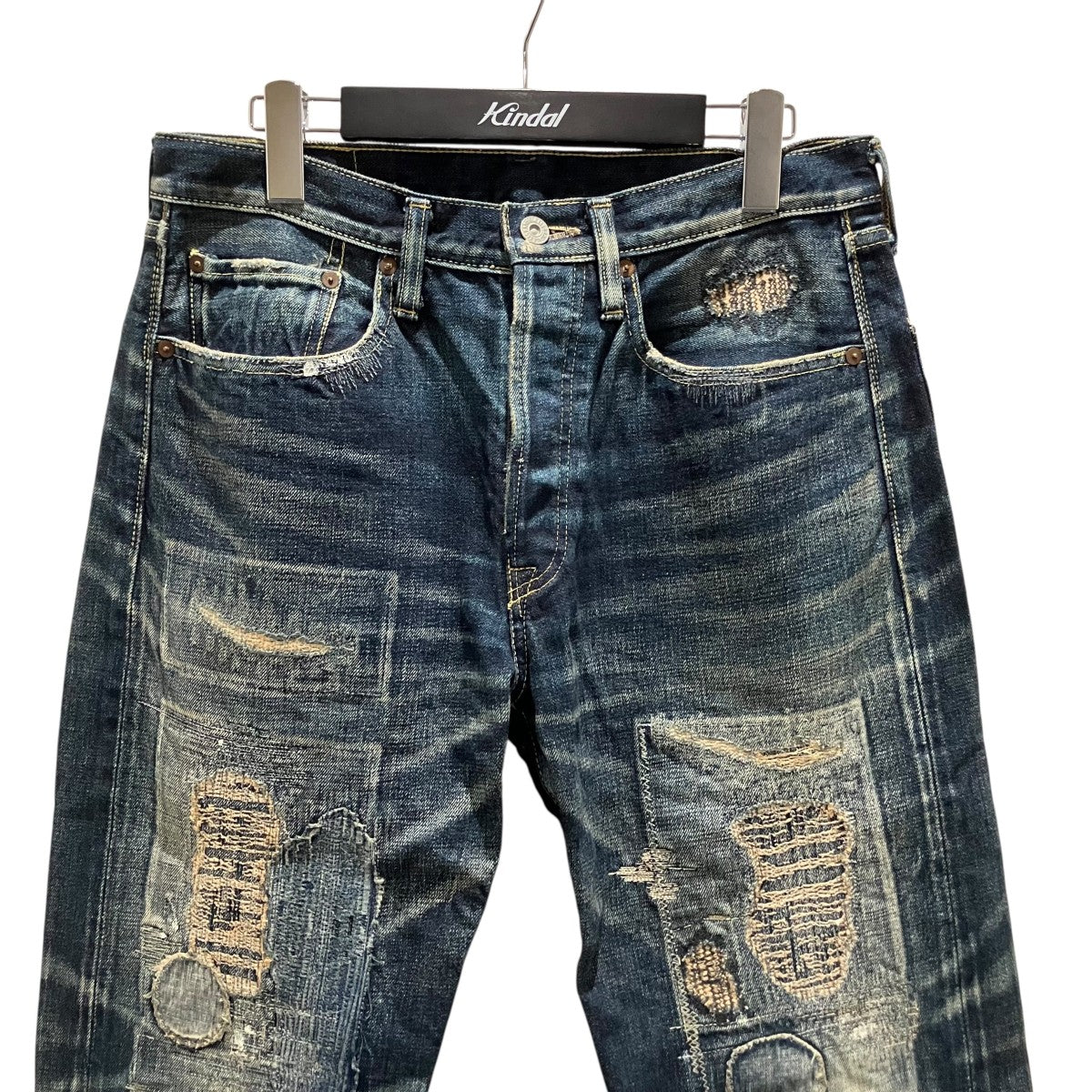 KAPITAL 【BORO】デニムパンツ 古着・中古-3枚目のアイテム画像