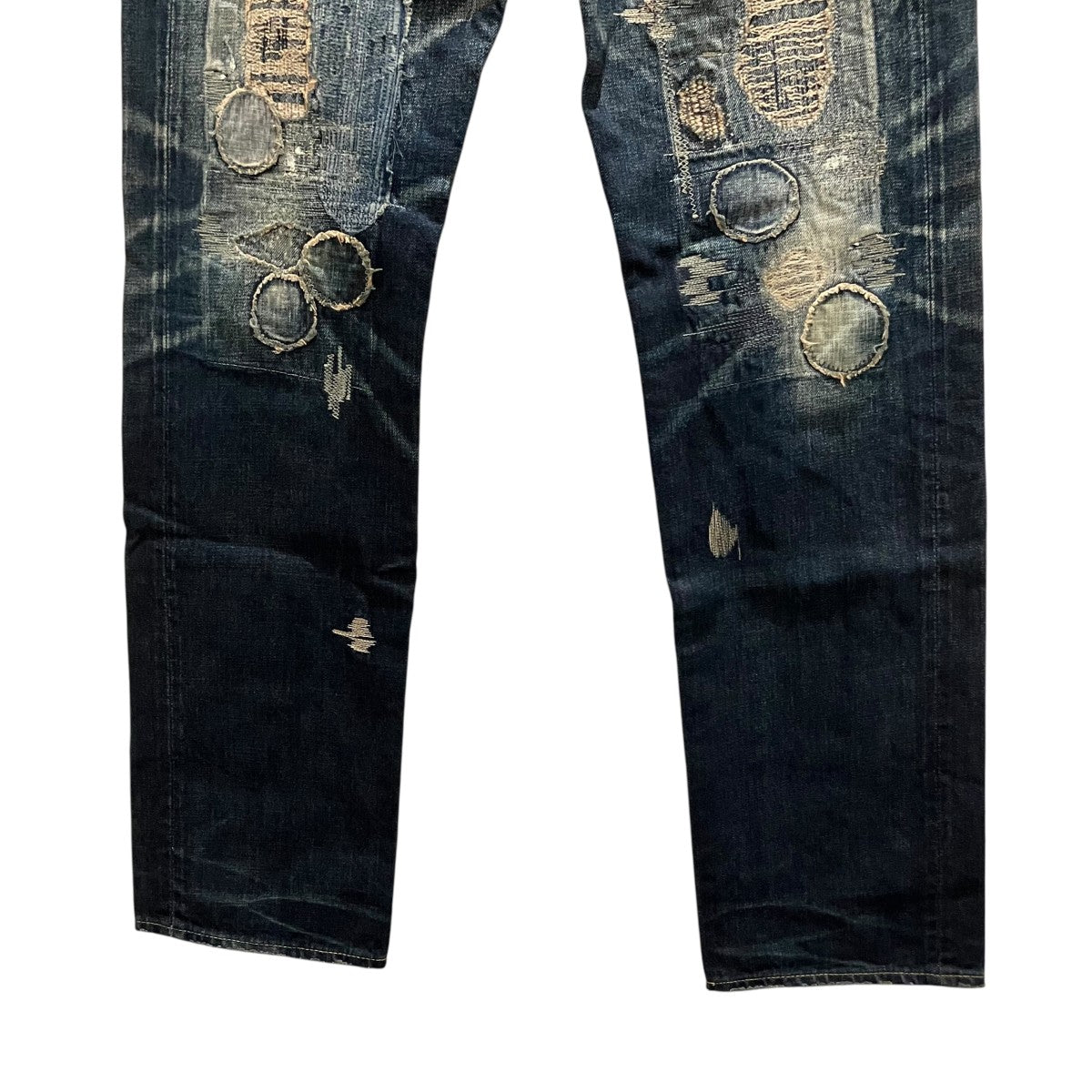 KAPITAL 【BORO】デニムパンツ 古着・中古-4枚目のアイテム画像