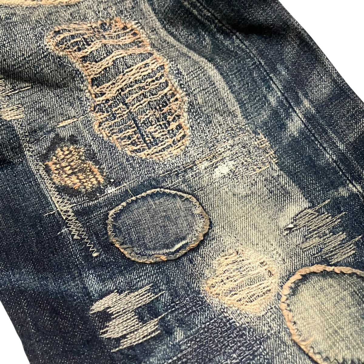 KAPITAL 【BORO】デニムパンツ 古着・中古-8枚目のアイテム画像