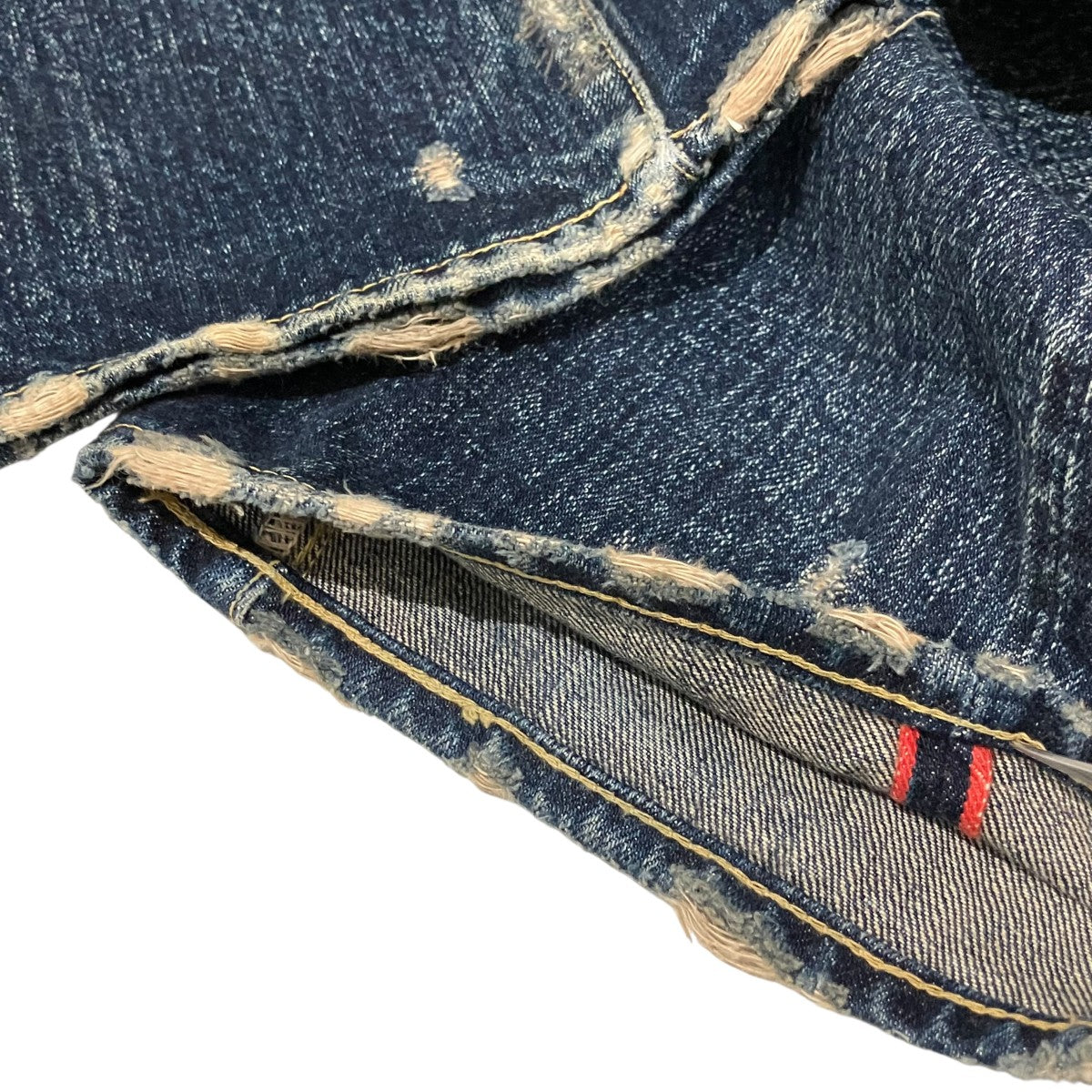 KAPITAL ダメージデニムパンツ 古着・中古-5枚目のアイテム画像