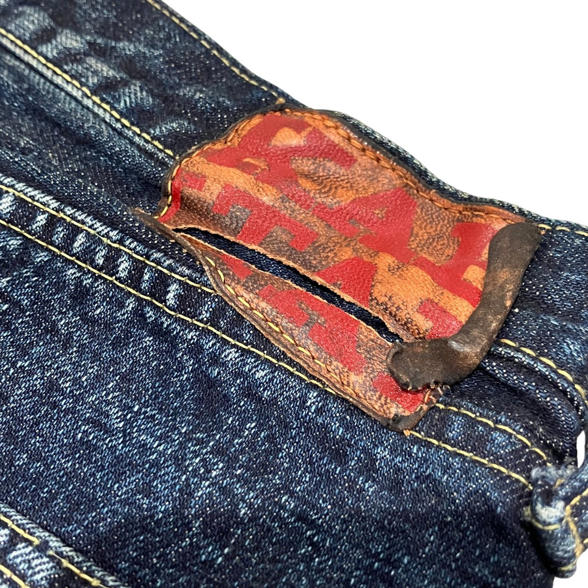 KAPITAL ウォッシュデニムパンツ 古着・中古-10枚目のアイテム画像