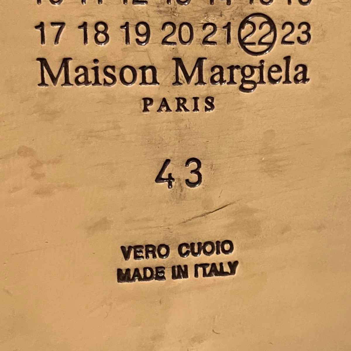 Maison Margiela レザーサンダルS57WP0082 古着・中古-9枚目のアイテム画像