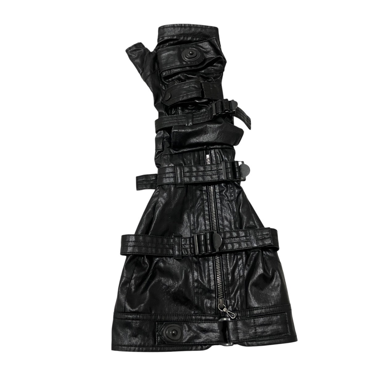 JULIUS 26SSLAMINATED CLOTH ACCESSORY9レザーグローブ937ACU9 古着・中古-2枚目のアイテム画像