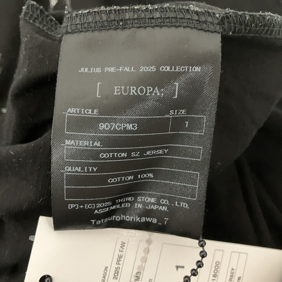 COTTON SZ JERSEY CUT ＆ SEWN3ノースリーブカットソー907CPM3