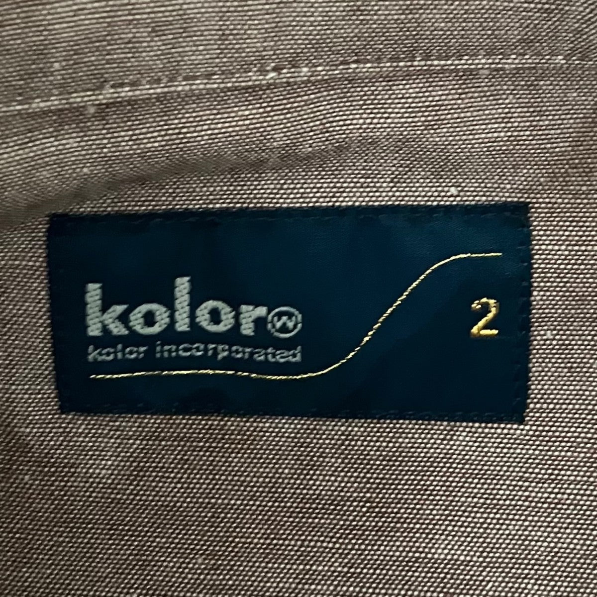 KOLOR ダンガリーレイヤードシャツ23WCL-B03114 古着・中古-6枚目のアイテム画像