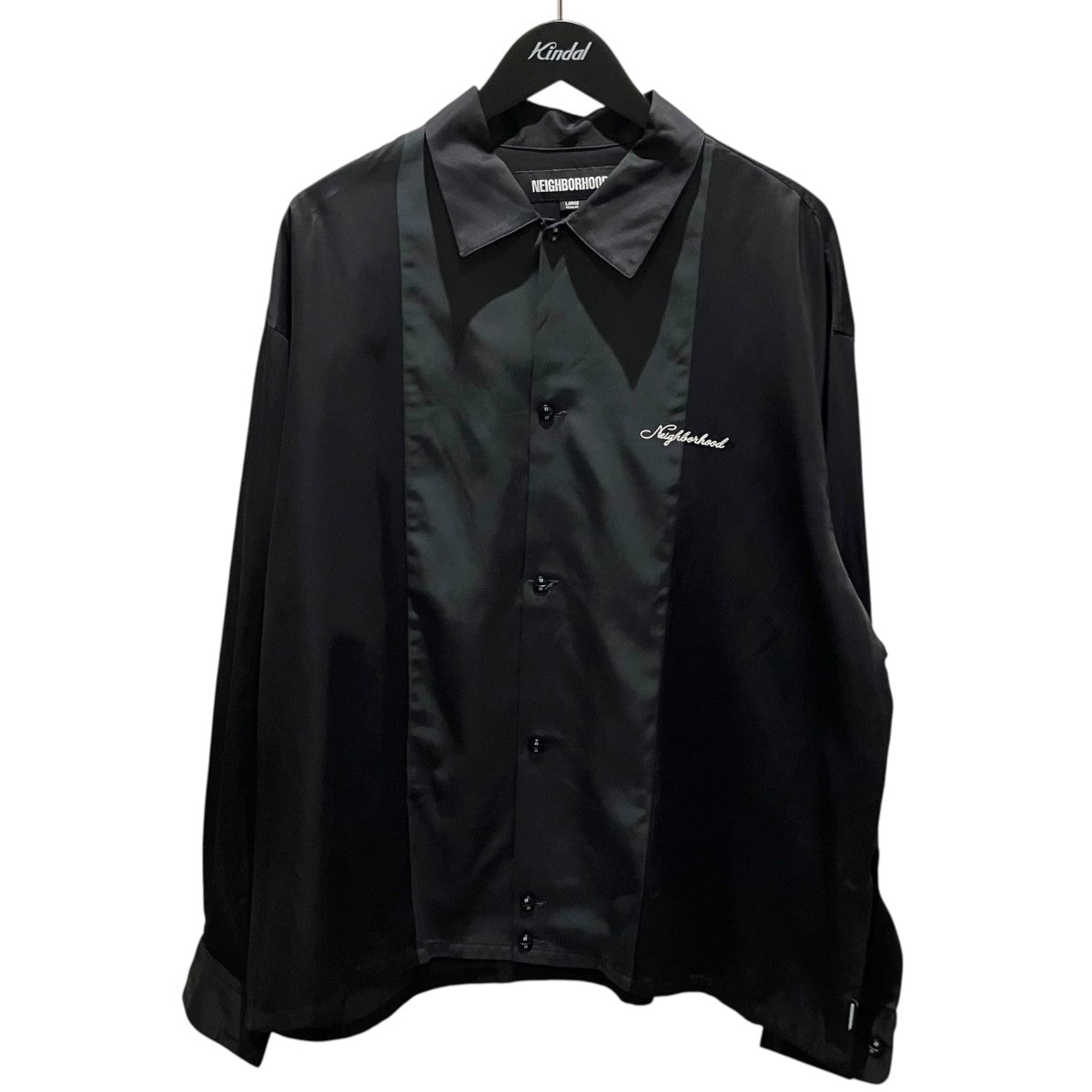 NEIGHBORHOOD 【BICOLOR RAYON SHIRT LS】長袖シャツ231AQNH-SHM01 古着・中古-1枚目のアイテム画像