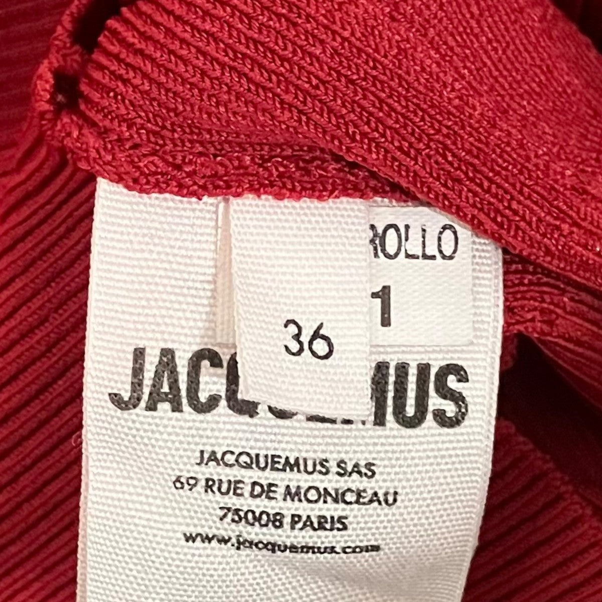 JACQUEMUS オープンネックカットソー241KN357-2358-480 古着・中古-7枚目のアイテム画像