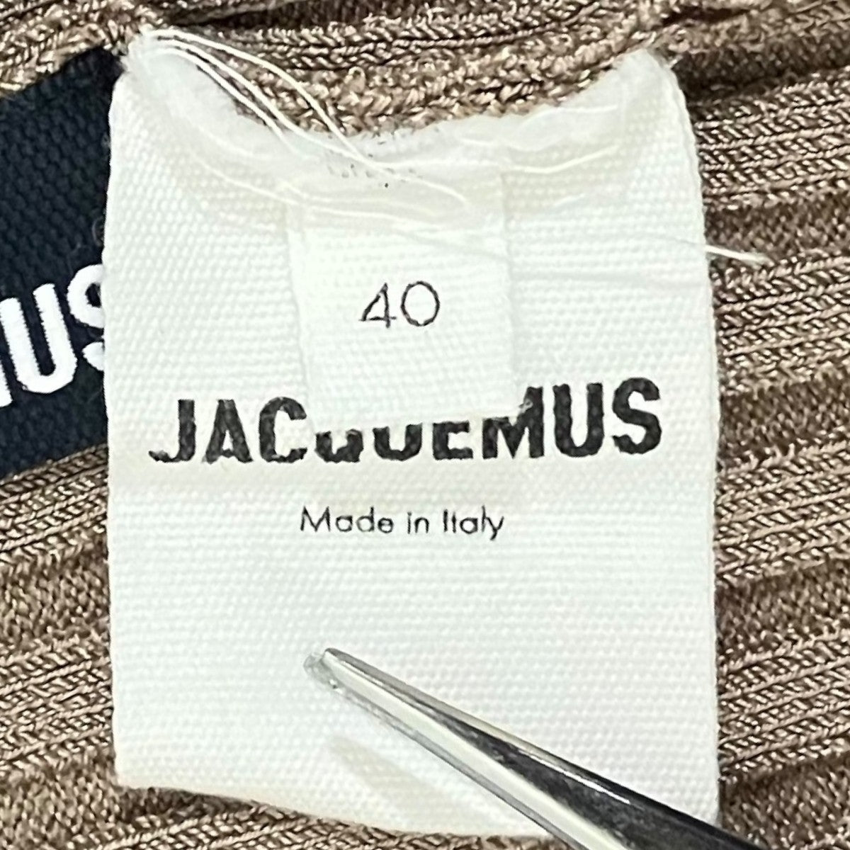 JACQUEMUS リブカーディガン 古着・中古-8枚目のアイテム画像