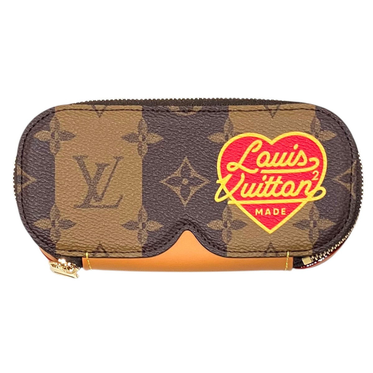 LOUIS VUITTON×NIGO 【モノグラムストライプ リュネットGM】メガネケースGI0717 古着・中古-2枚目のアイテム画像