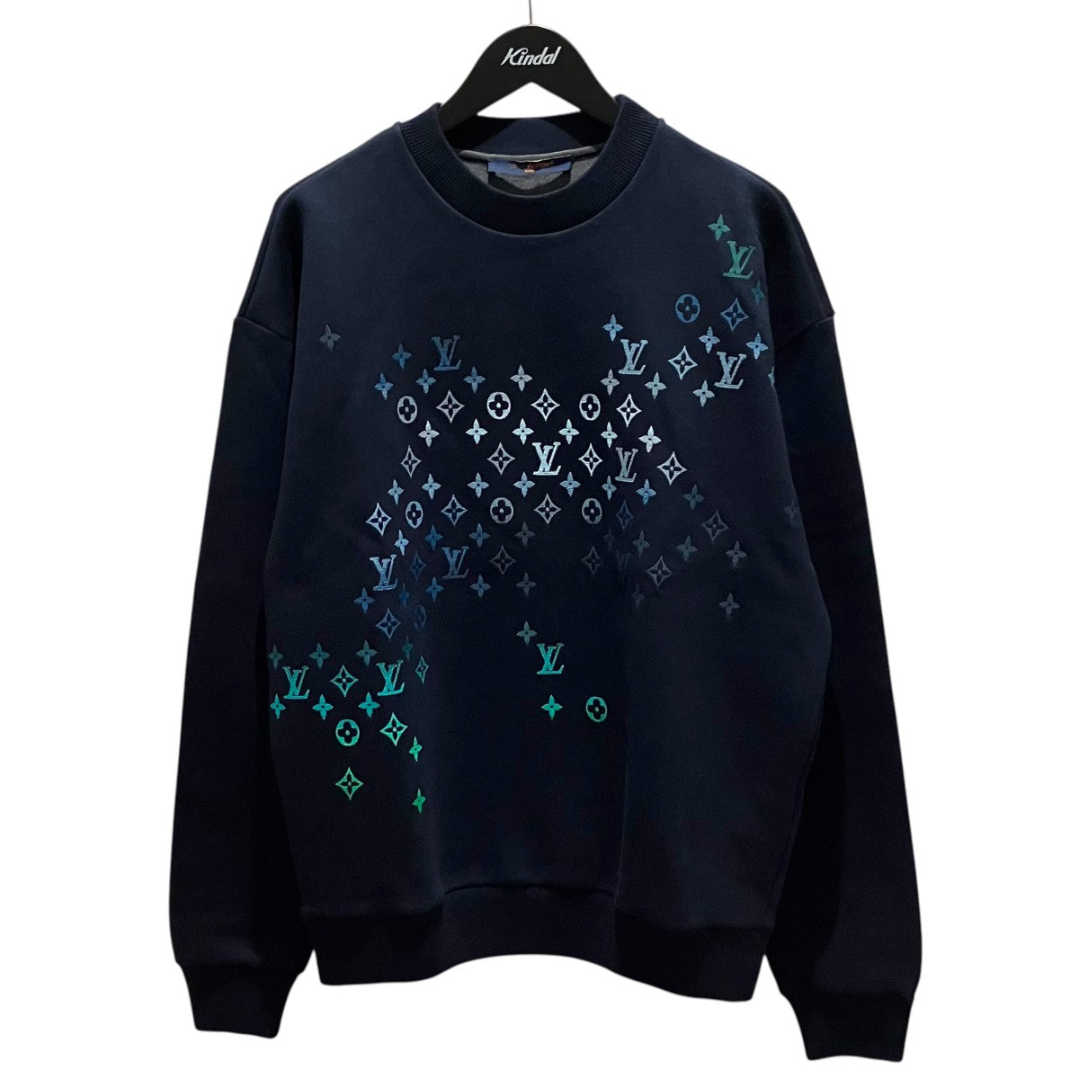 LOUIS VUITTON 24AW【EMBROIDERED MNG GRADIENT SWEATSHIRT】ロゴスウェットRM242MQ JUJ HQY31W 古着・中古-1枚目のアイテム画像
