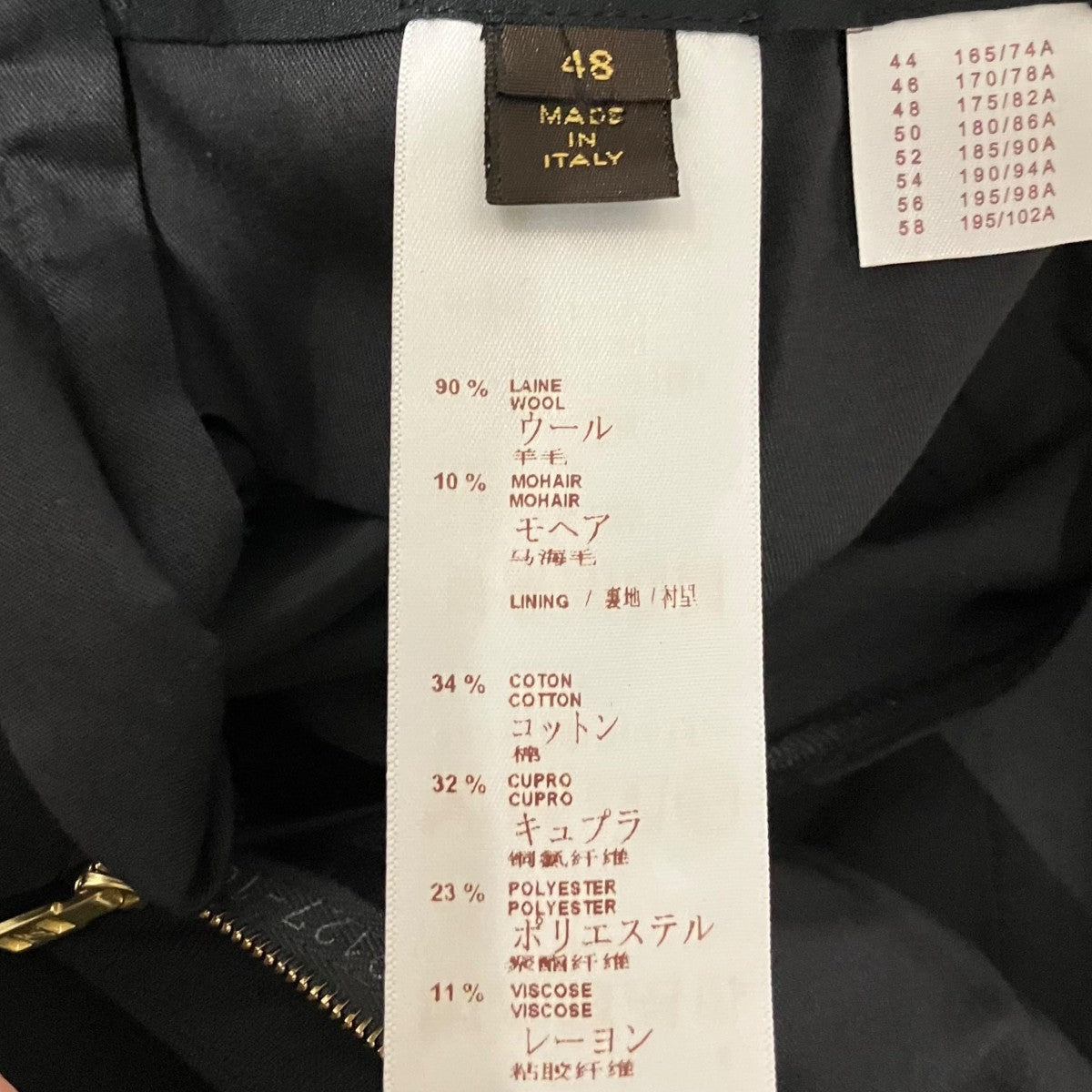 LOUIS VUITTON シングルスーツRM142F H6CA1WWZG 古着・中古-10枚目のアイテム画像