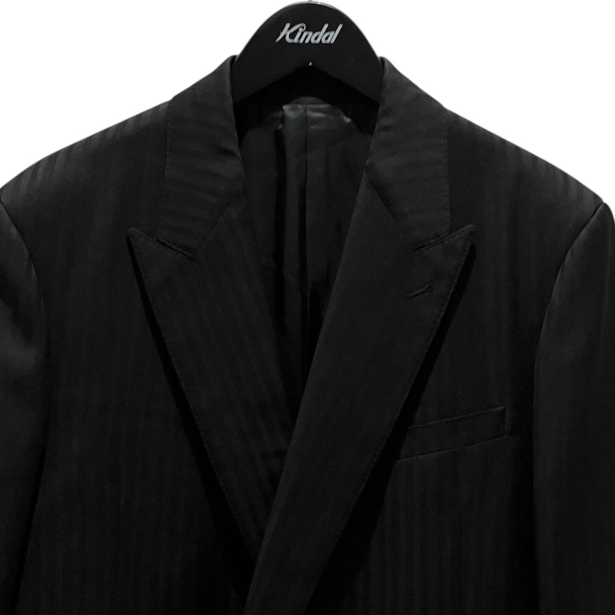 【BOXY JACKET IN STRIPED WOOL】ダブルジャケット2V77J138Q