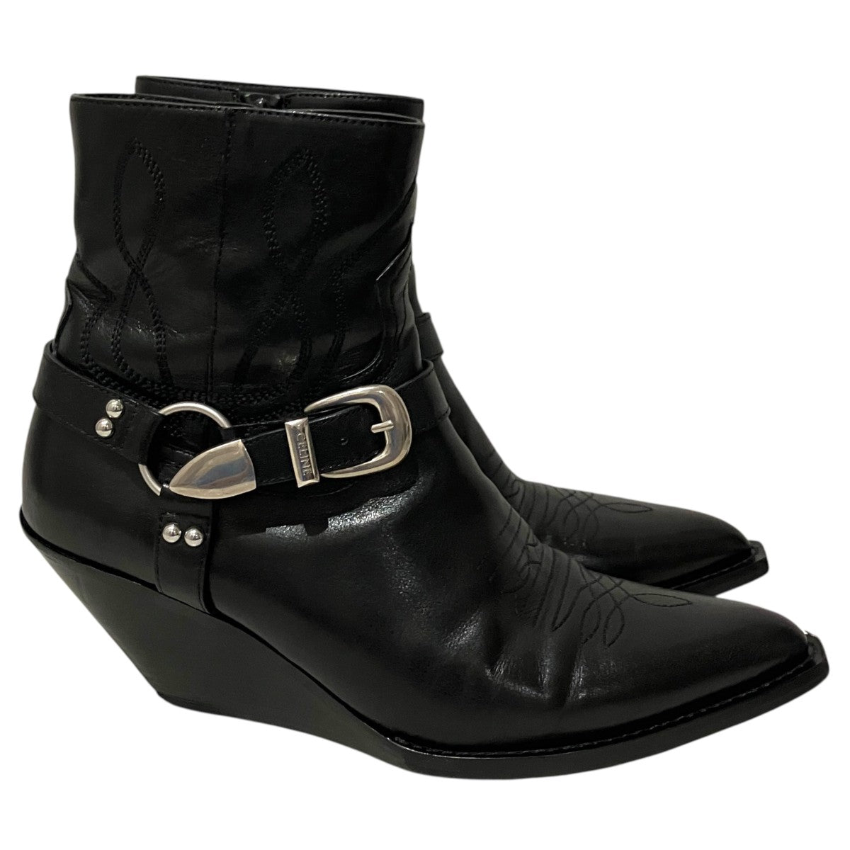CELINE 【MOON】ハーネスベルト付きチェルシーブーツ 古着・中古-4枚目のアイテム画像