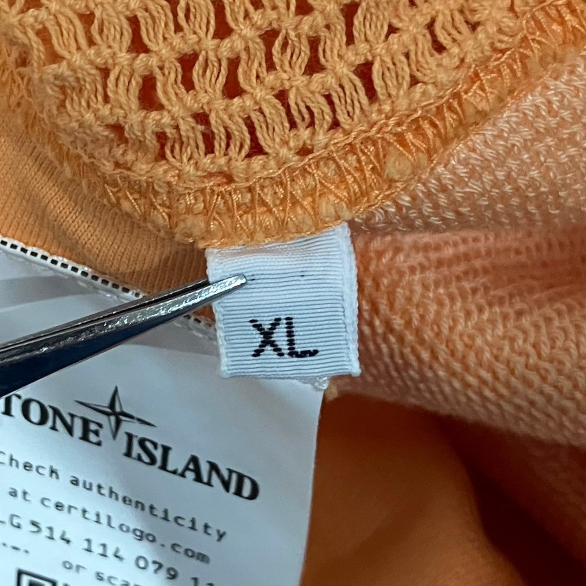 STONE ISLAND メッシュ切替スウェット761960319 古着・中古-7枚目のアイテム画像