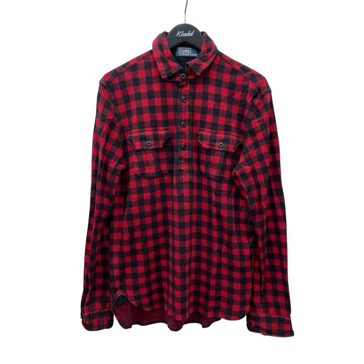 RALPH LAUREN チェックプルオーバーシャツ0487160 古着・中古-1枚目のアイテム画像