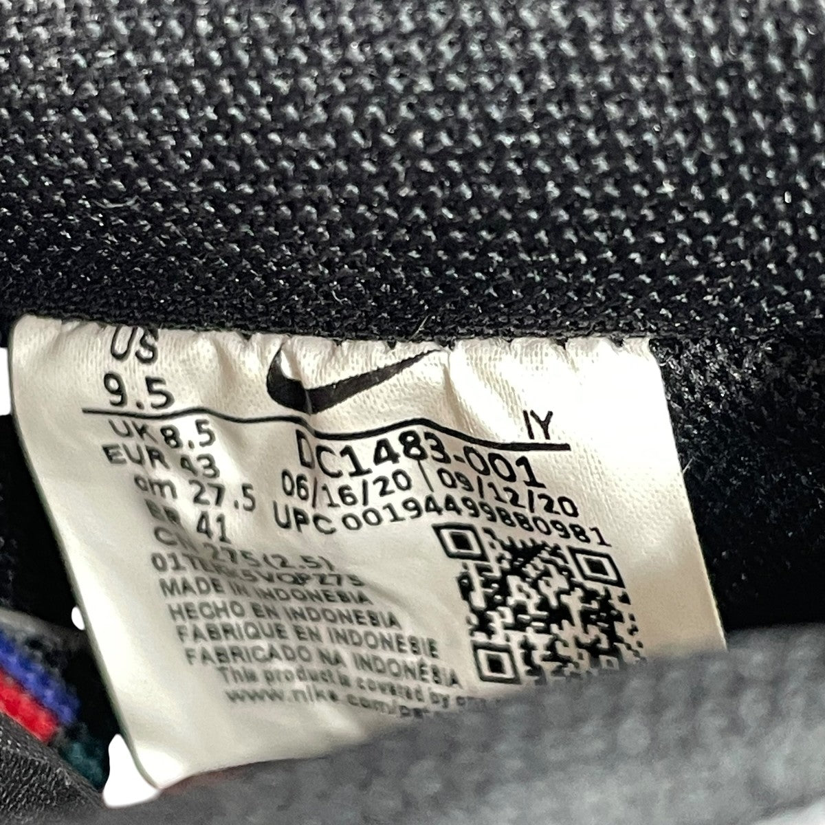 AIR FORCE 1スニーカーDC1483-001