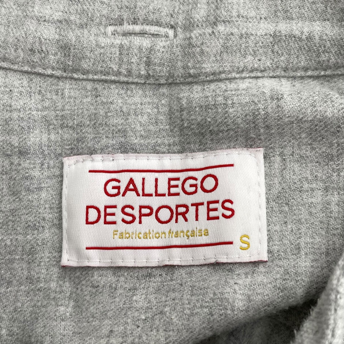 GALLEGO DESPORTES バンドカラーシャツ 古着・中古-5枚目のアイテム画像