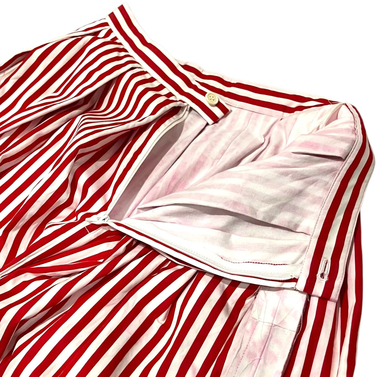COMME des GARCONS 20SSストライプブロードスカートGE-S039 古着・中古-5枚目のアイテム画像