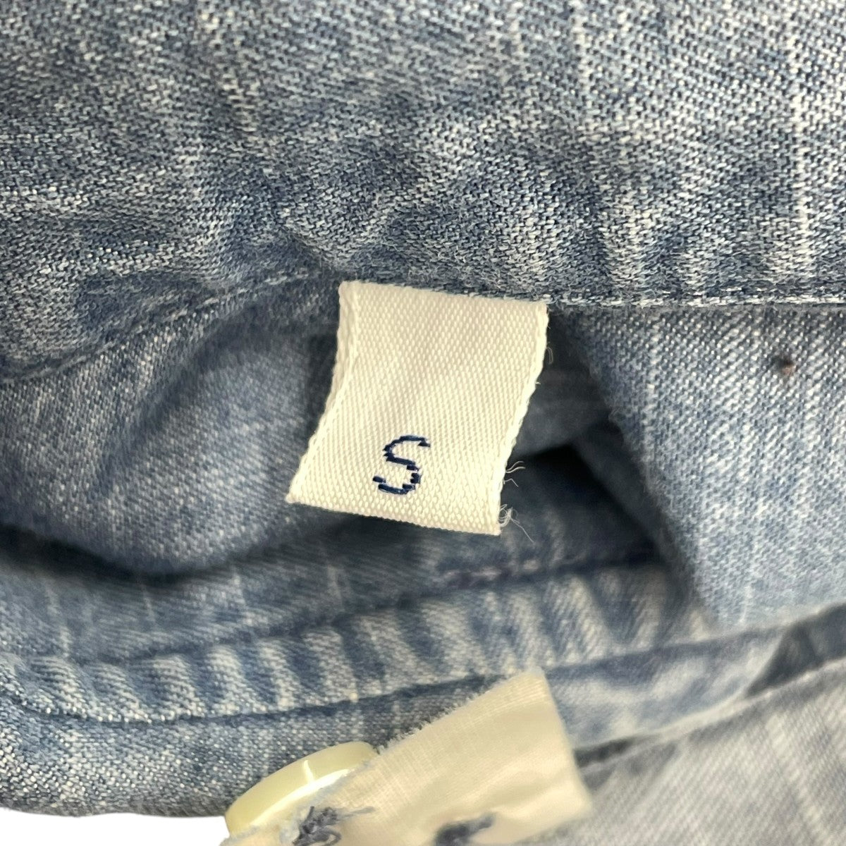 giannetto シャンブレーシャツA7340B 古着・中古-5枚目のアイテム画像