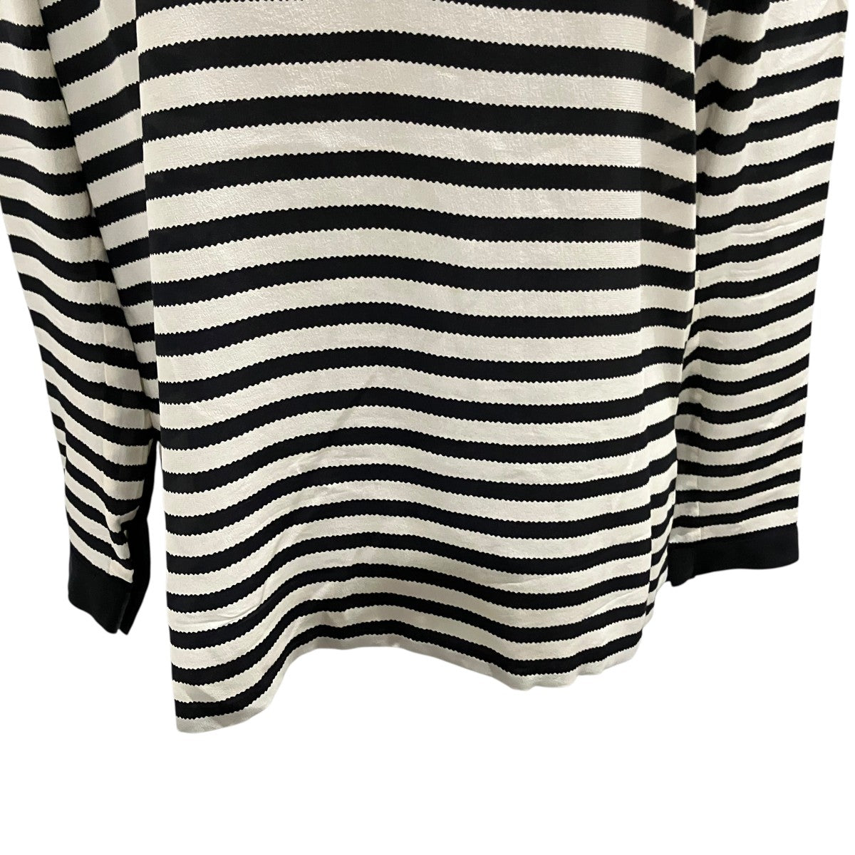 MaxMara Vネックシルクブラウス11110841000 古着・中古-4枚目のアイテム画像