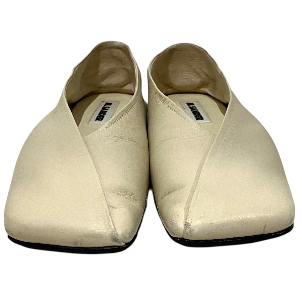 JIL SANDER レザーフラットシューズ 古着・中古-2枚目のアイテム画像