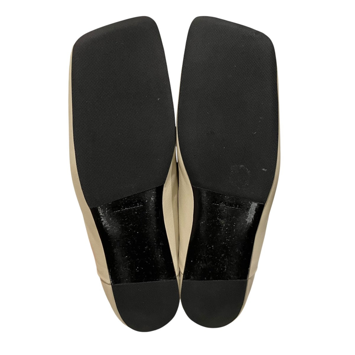 JIL SANDER レザーフラットシューズ 古着・中古-5枚目のアイテム画像