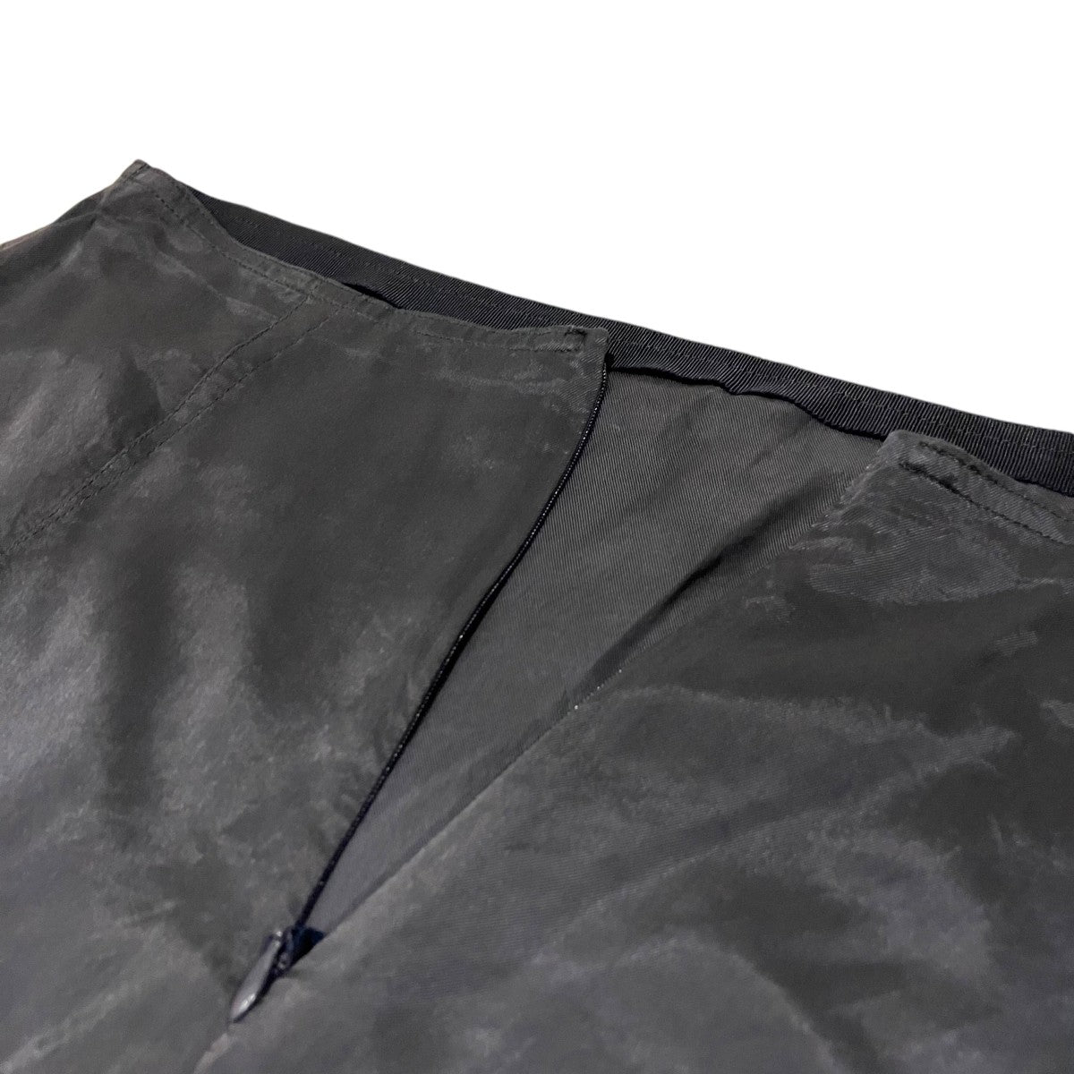 YLEVE CUPRA TWILL GARMENT DYE SKIRTスリットスカート168-5230004 古着・中古-6枚目のアイテム画像