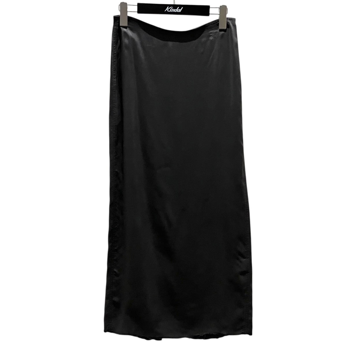 YLEVE 【CUPRA TWILL GARMENT DYE SKIRT】スリットスカート168-5230004 古着・中古-1枚目のアイテム画像