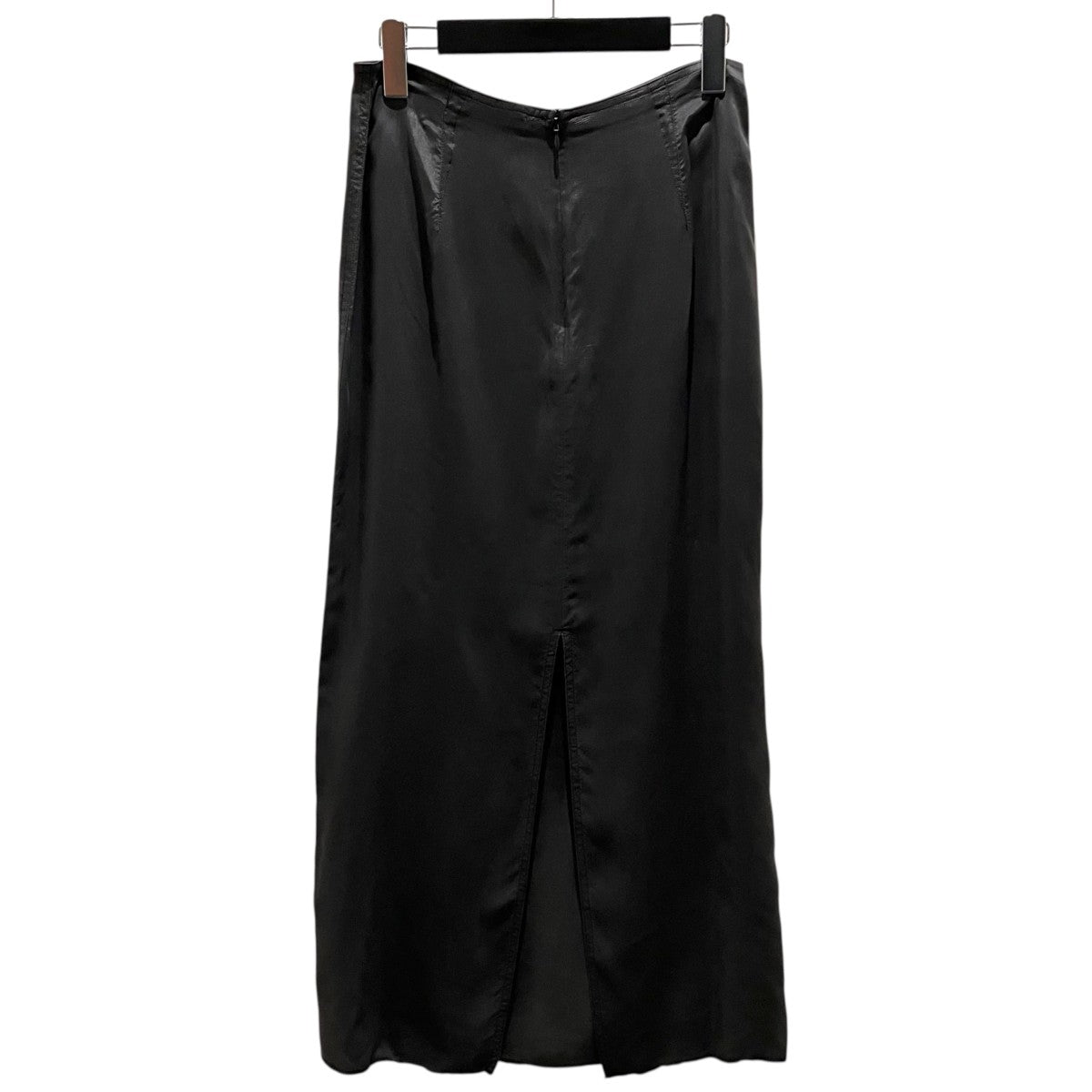 YLEVE 【CUPRA TWILL GARMENT DYE SKIRT】スリットスカート168-5230004 古着・中古-2枚目のアイテム画像