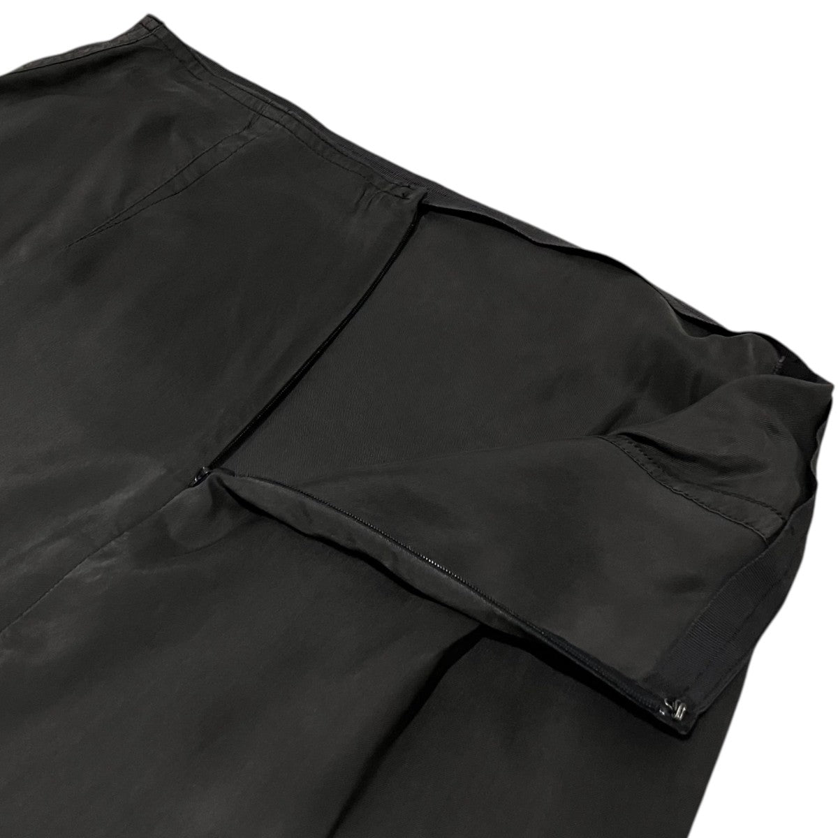 YLEVE 【CUPRA TWILL GARMENT DYE SKIRT】スリットスカート168-5230004 古着・中古-5枚目のアイテム画像