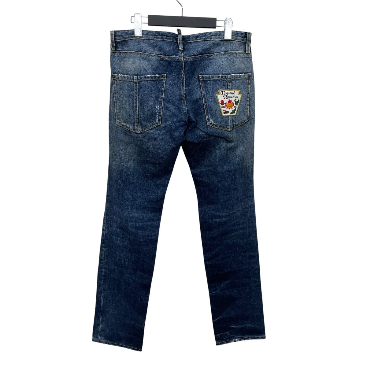 DSQUARED2 バックワッペンデニムパンツ71 LA300 古着・中古-2枚目のアイテム画像