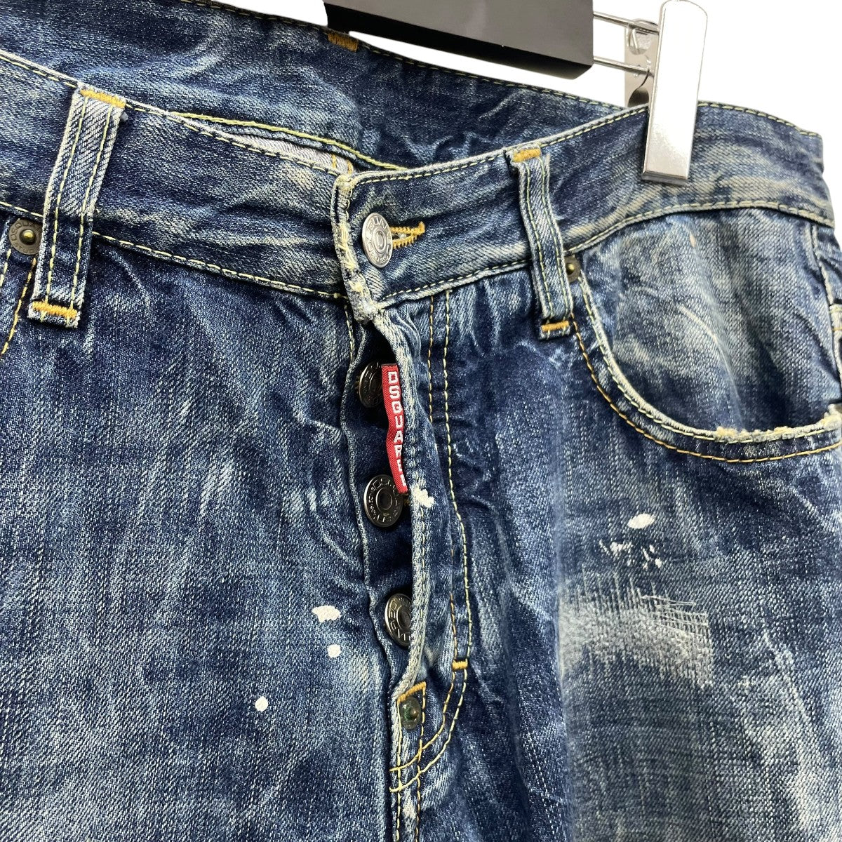 DSQUARED2 ペンキデニムパンツS74LA0304 古着・中古-5枚目のアイテム画像