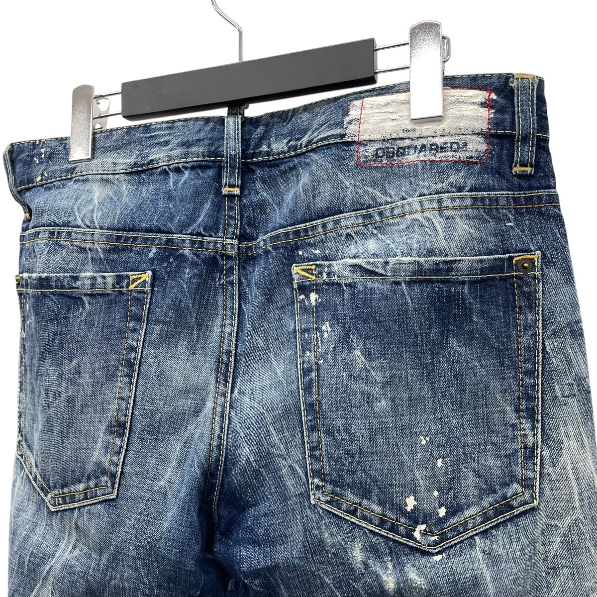 DSQUARED2 ペンキデニムパンツS74LA0304 古着・中古-6枚目のアイテム画像