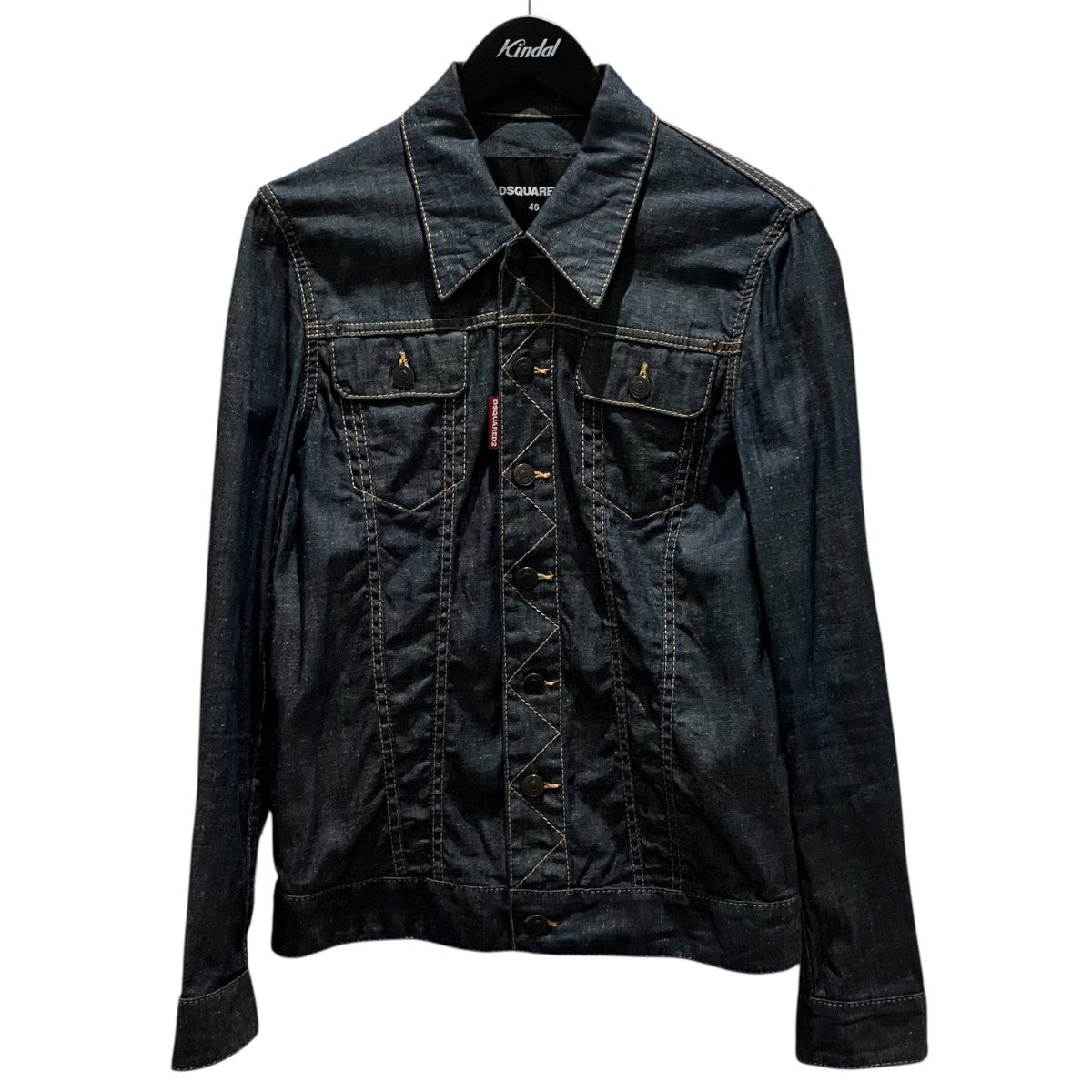 DSQUARED2 シワ加工デニムジャケットS74AM0665 古着・中古-1枚目のアイテム画像
