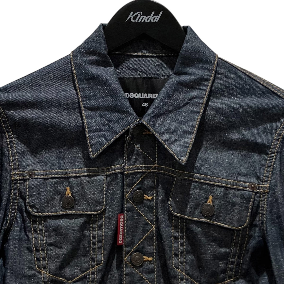 DSQUARED2 シワ加工デニムジャケットS74AM0665 古着・中古-3枚目のアイテム画像