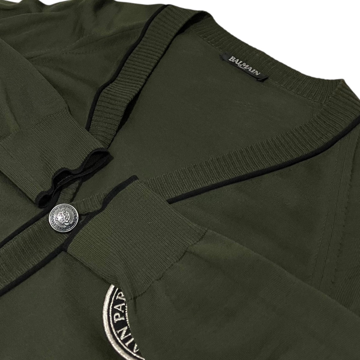 BALMAIN エンブレムカーディガンW8H6314M311B 古着・中古-5枚目のアイテム画像